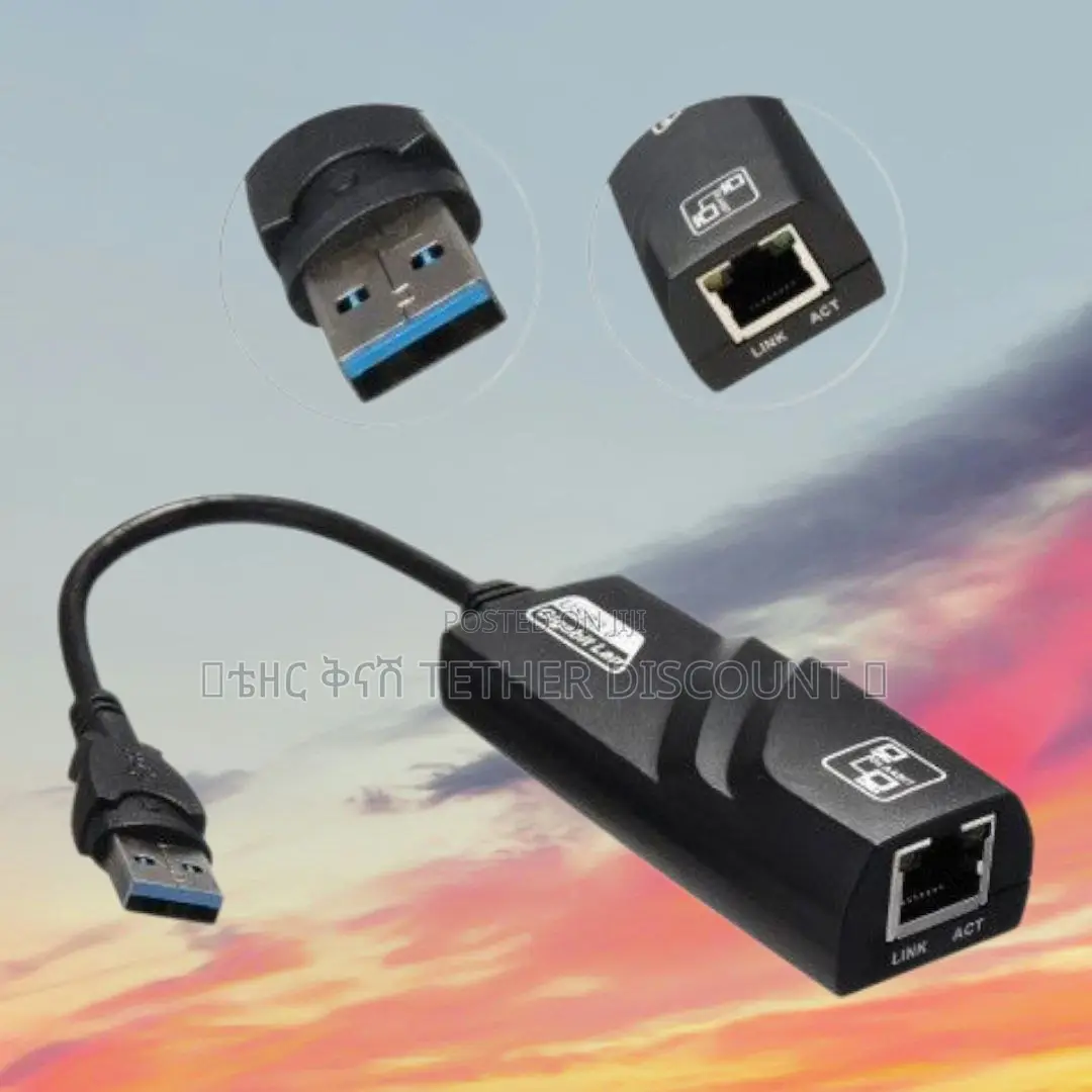 Usb C/Usb a Ethernet Adapter Original 100/100mbps