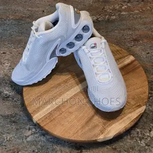 Nike Air Max Dn Shoe in a "Triple White"