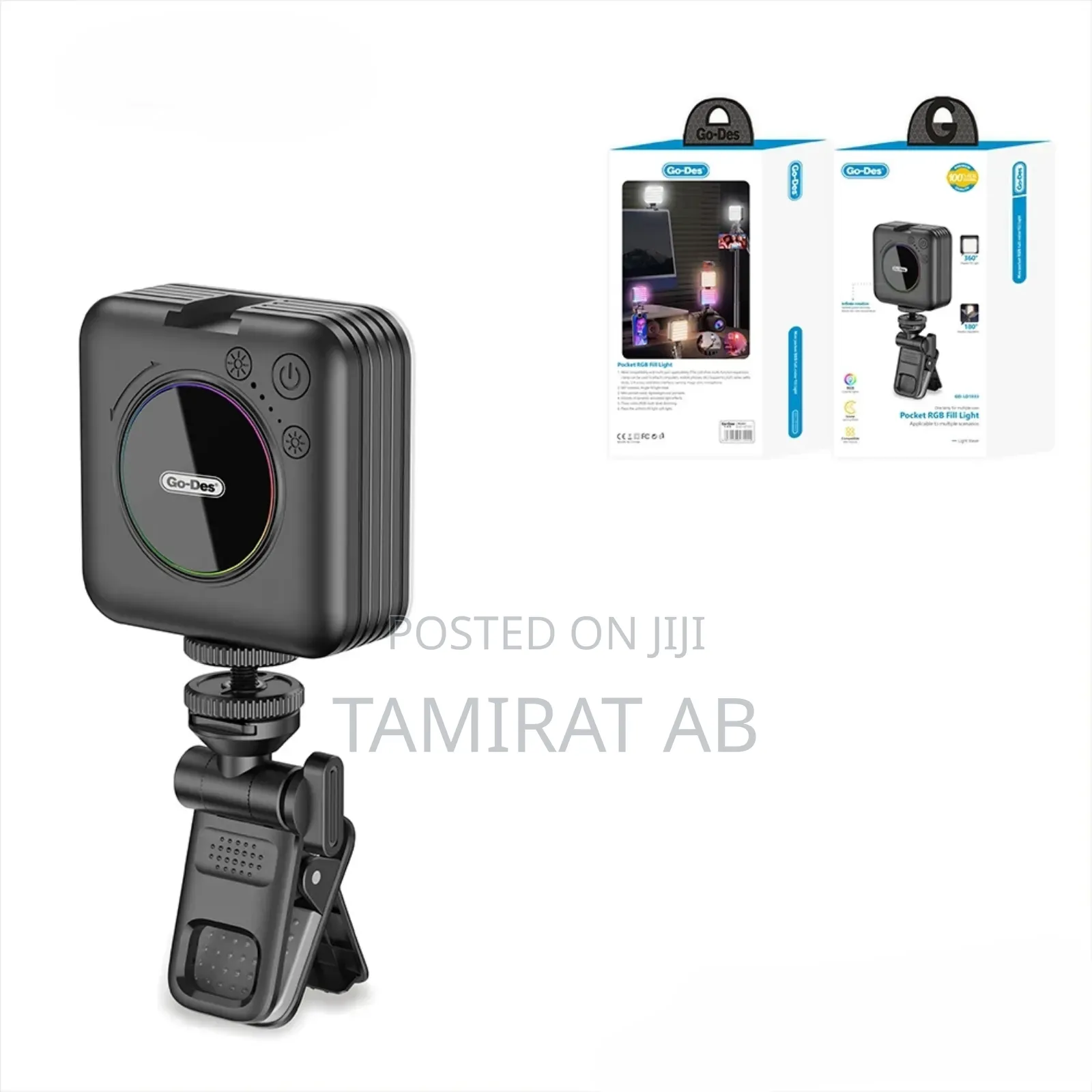 Go Des Gd-Ld1033 RGB Led Phone-Camera Top Light