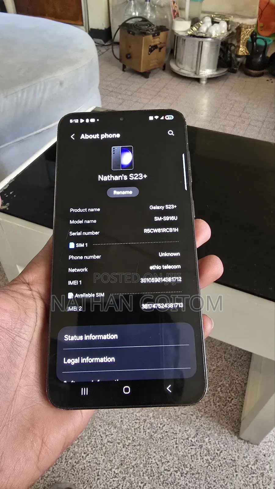 Samsung Galaxy S23+ 256 GB Black
