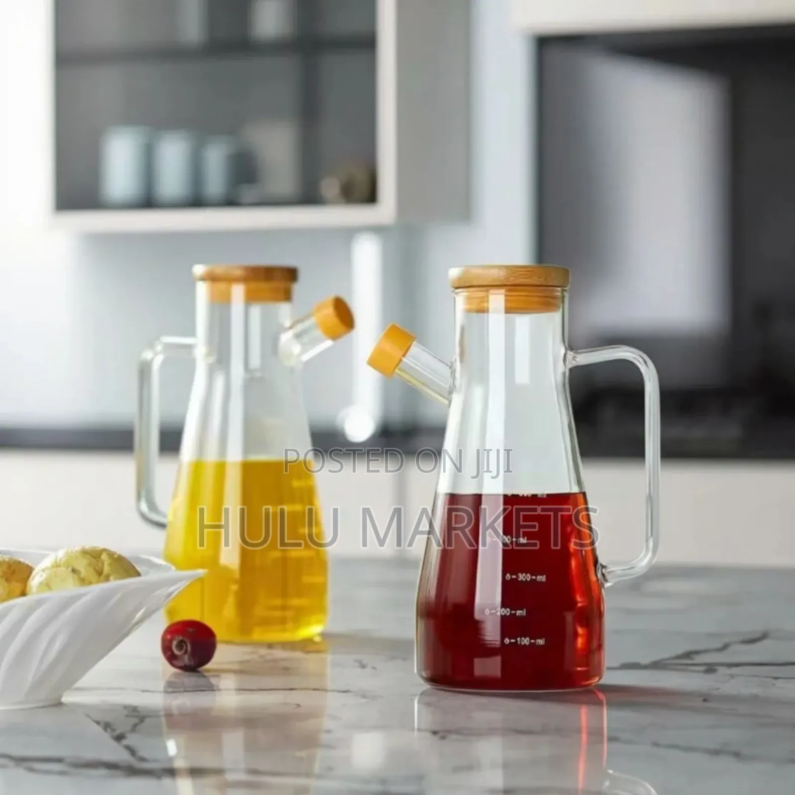 Glass Oil Pot የዘይት መቀነሻ