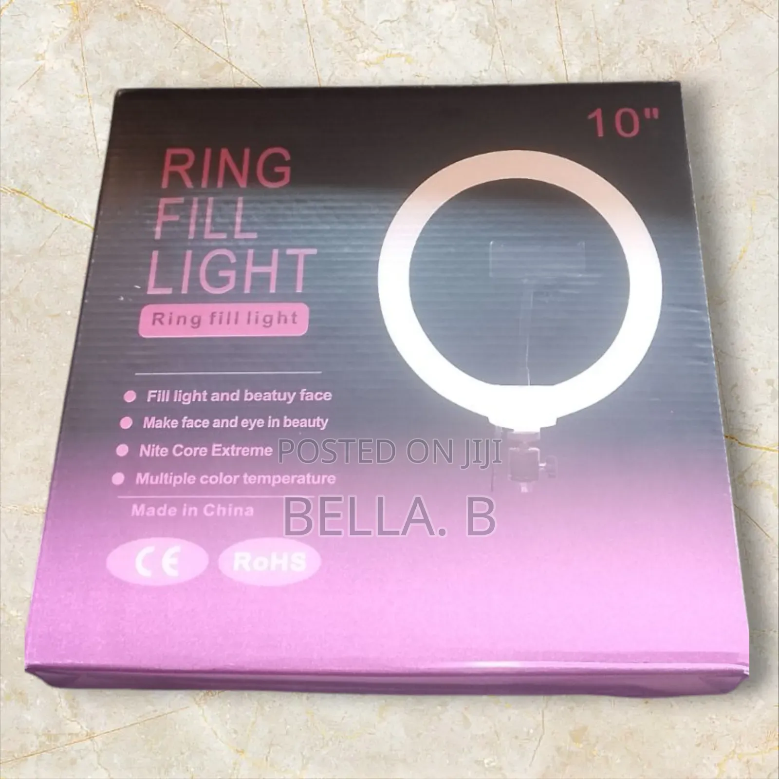 10 Inch Led Ring Light - Compact Portable Brilliance