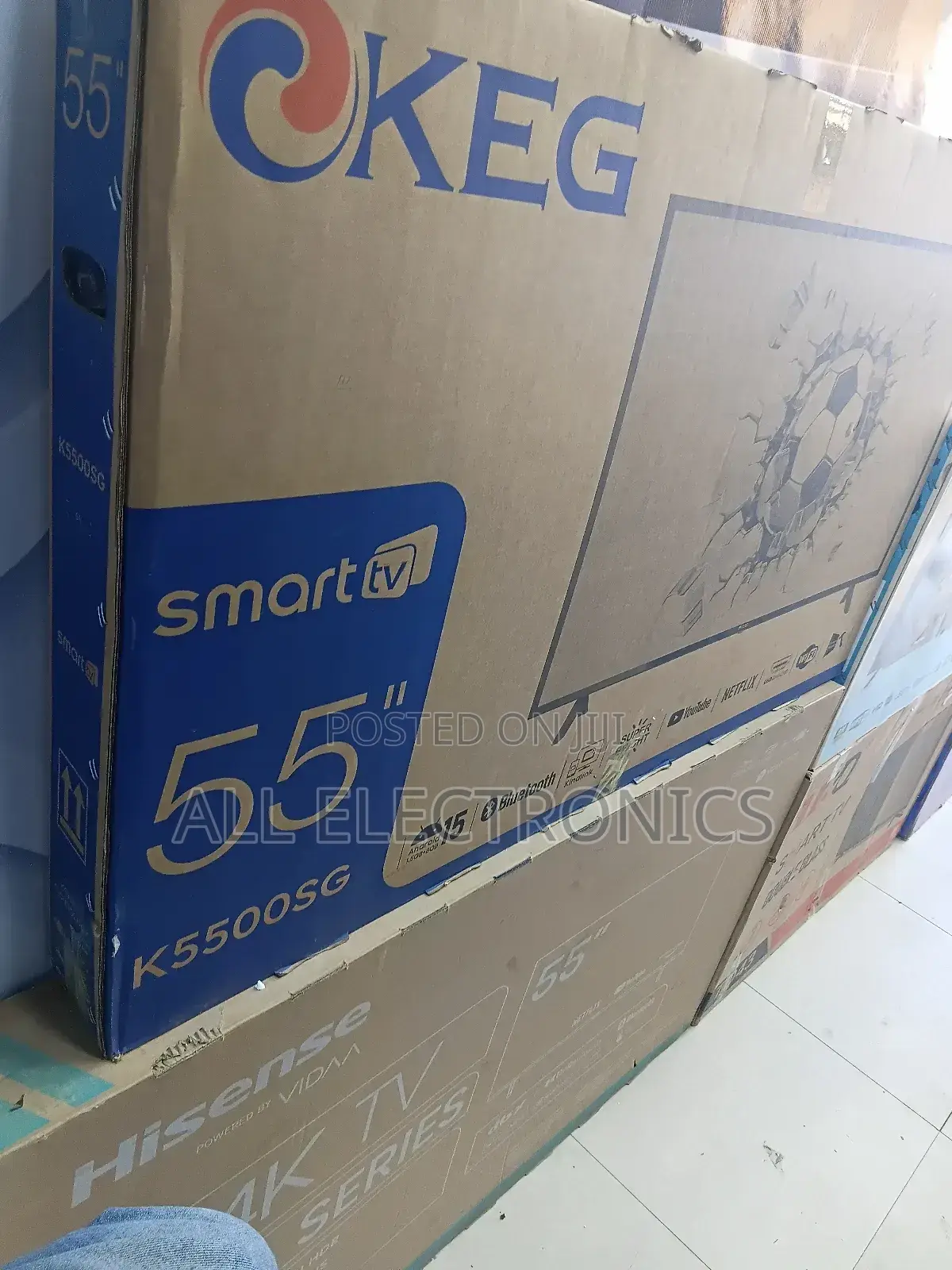 New Model 55 Inch Keg Tv