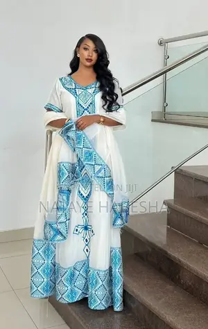 Habesha Kemis ቀሚስ Habesha Dress እና ሽፎን የሓበሻ አልባሳት Traditional Clothes