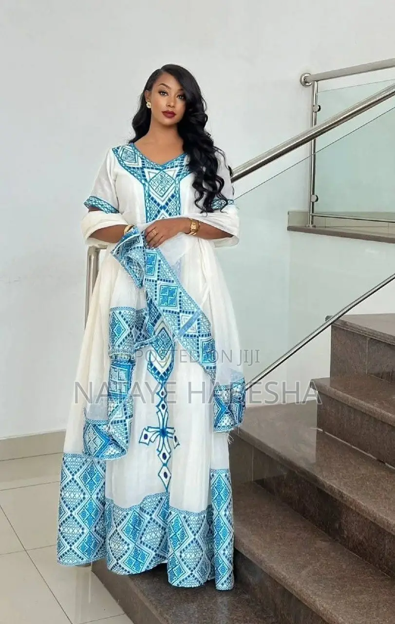 Habesha Kemis ቀሚስ Habesha Dress እና ሽፎን የሓበሻ አልባሳት Traditional Clothes