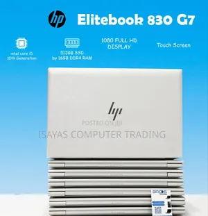 New Laptop HP EliteBook 830 G7 16GB Intel Core I5 SSD 512GB