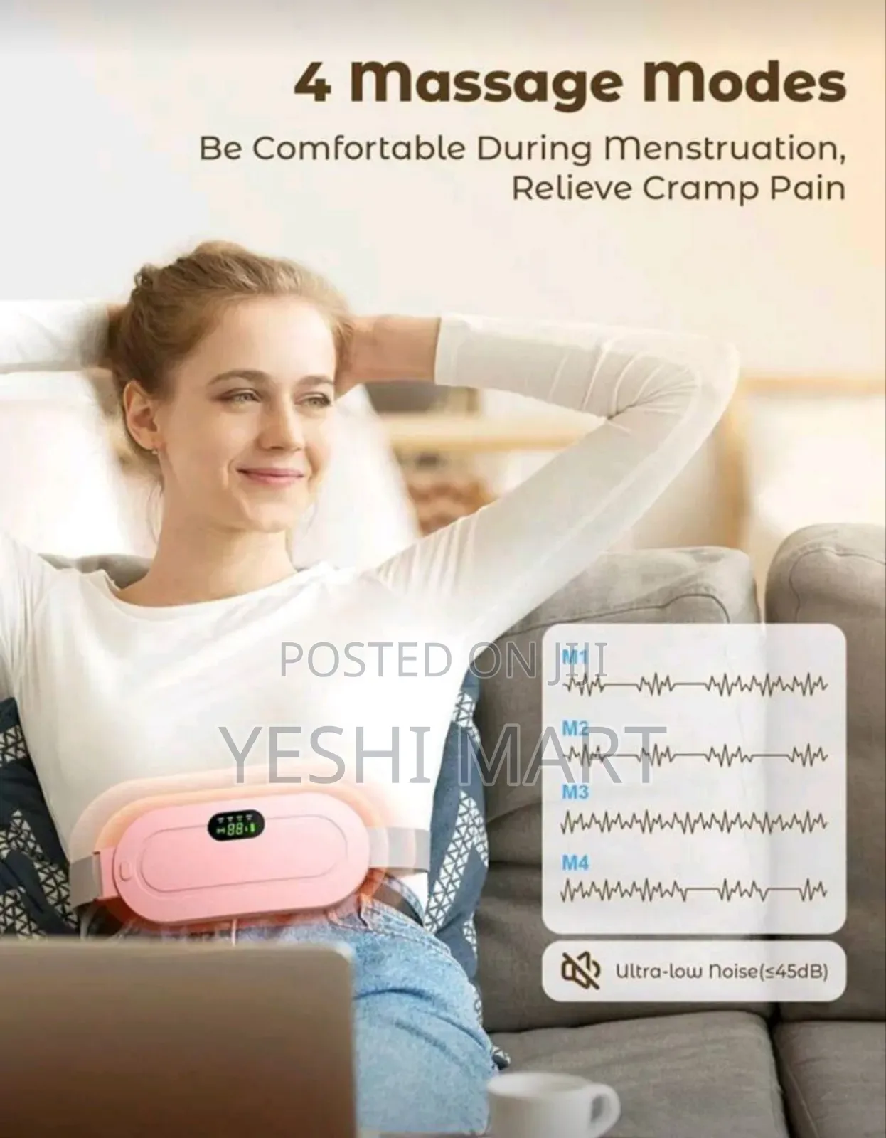 Portable Cordless Heating Pad With Led Power Display,Electric Waist