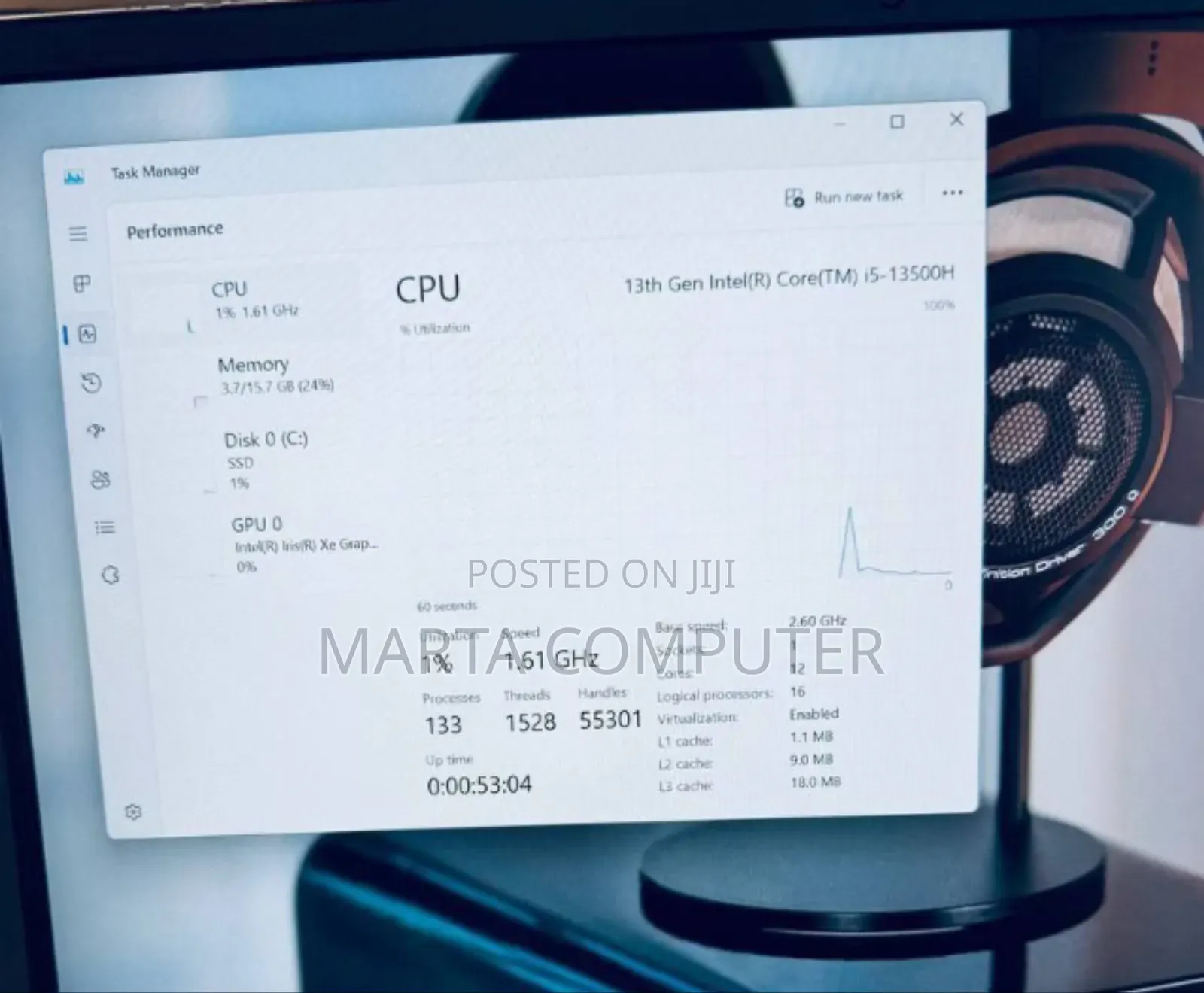 New Laptop HP Pavilion 15 16GB Intel Core I5 SSD 1T