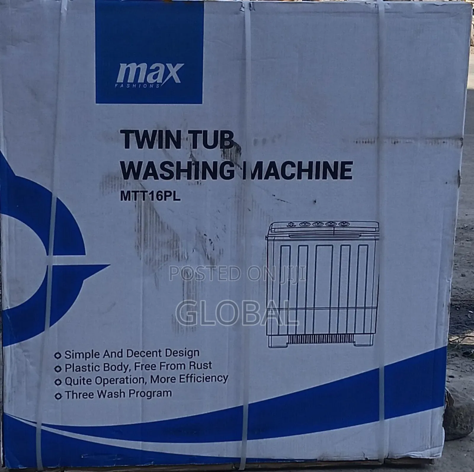 Max 16'kg Washing Machine Max