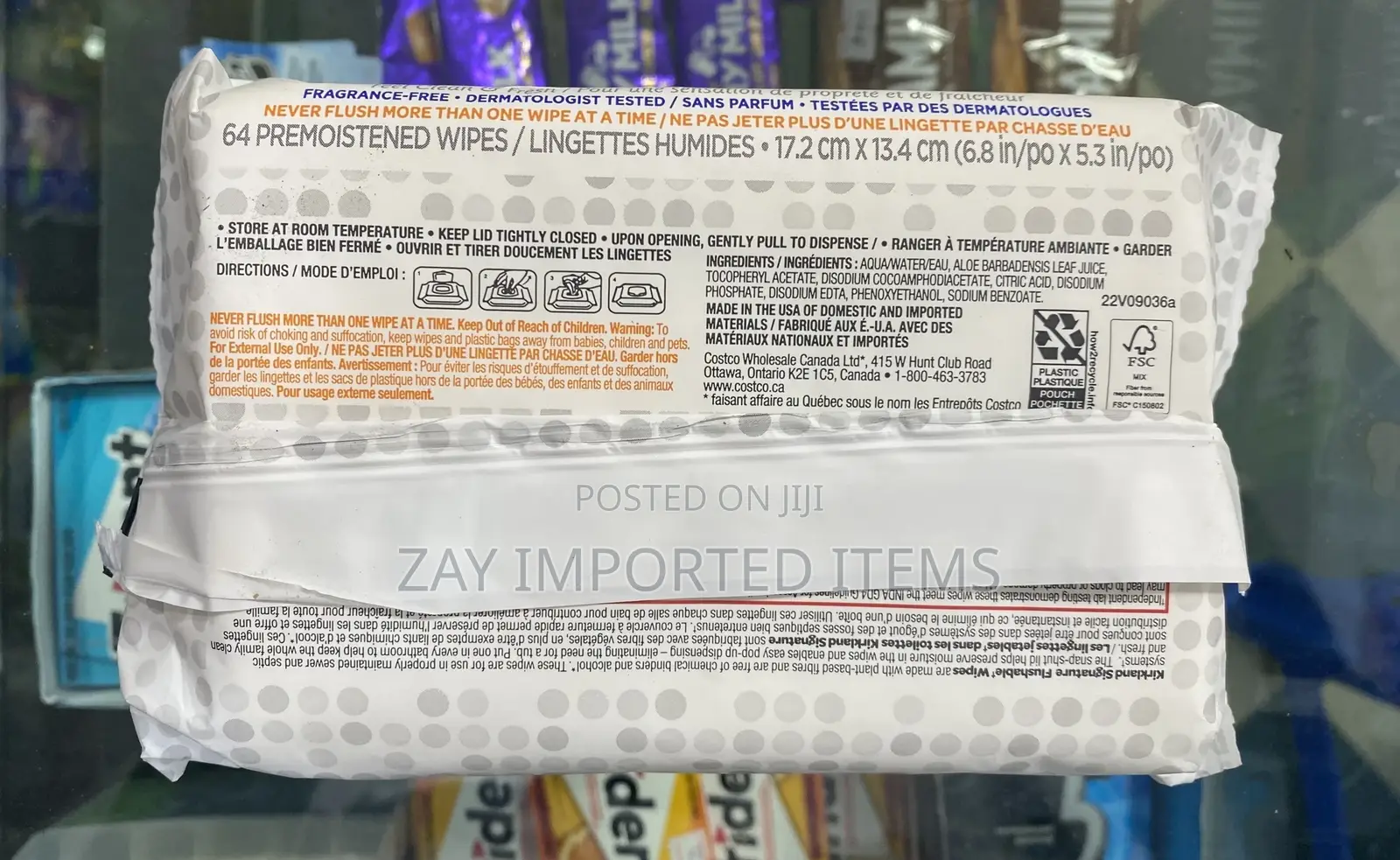 Flushable Wipes Kirkland Signature