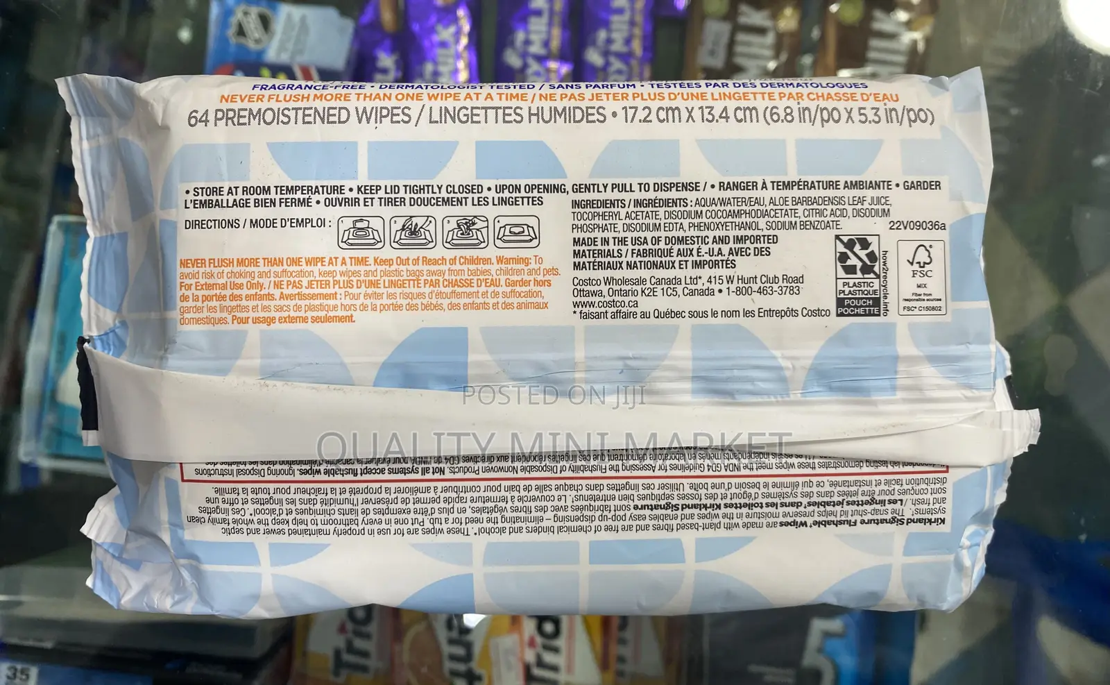 Flushable Wipes Kirkland Signature