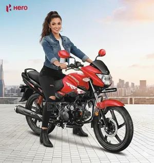 New Hero Glamour 2024 Red