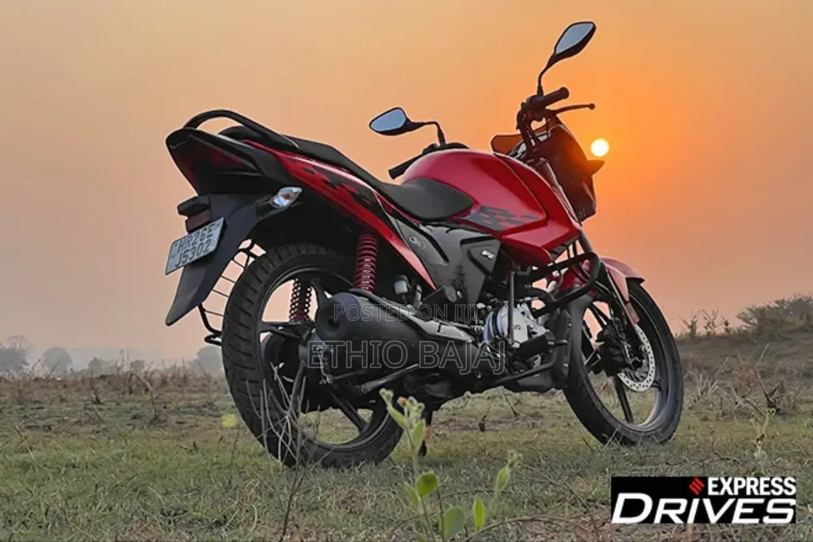 New Hero Glamour 2024 Red