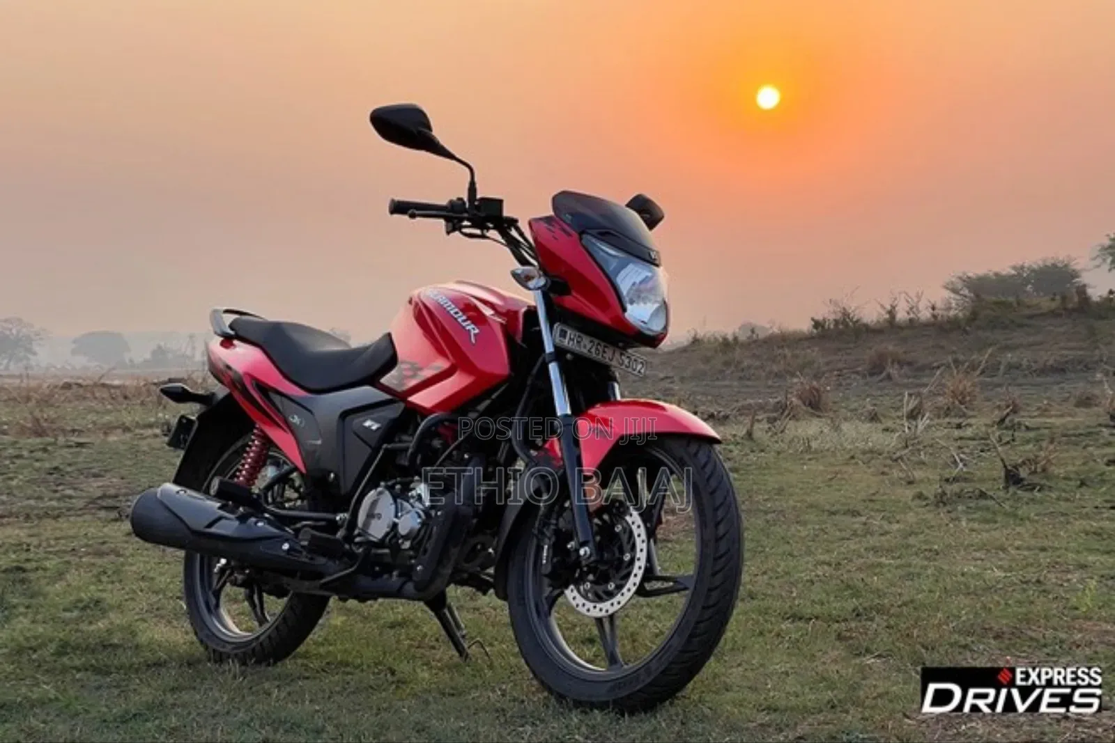 New Hero Glamour 2024 Red