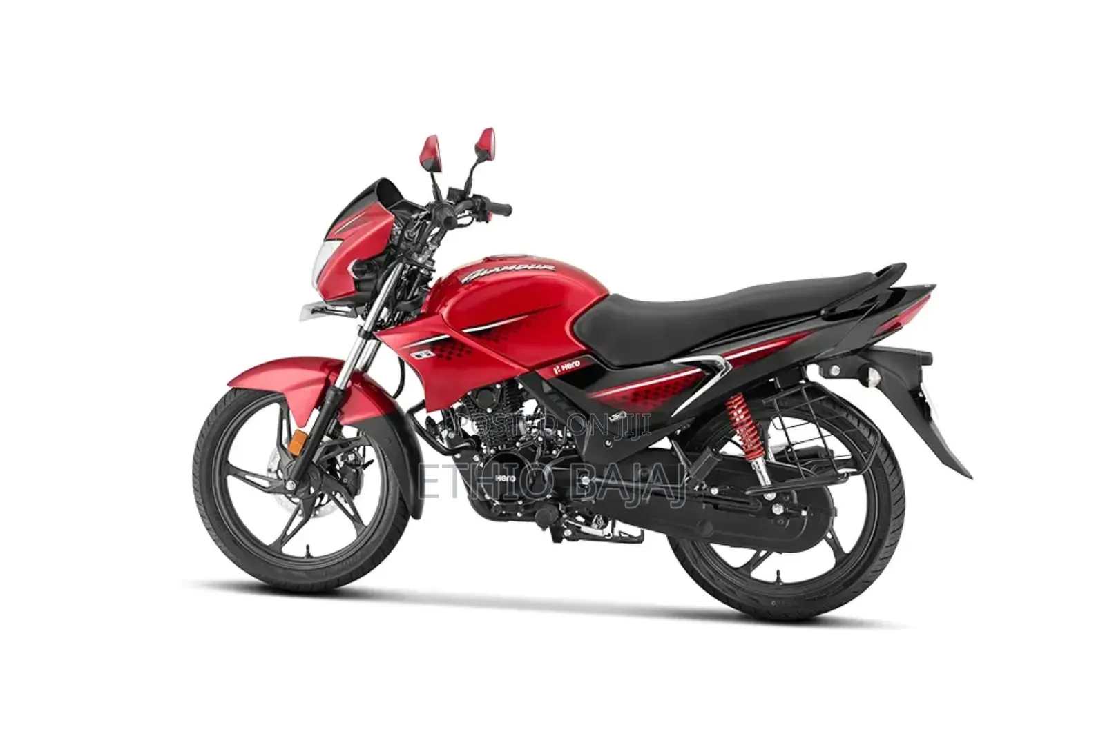 New Hero Glamour 2024 Red