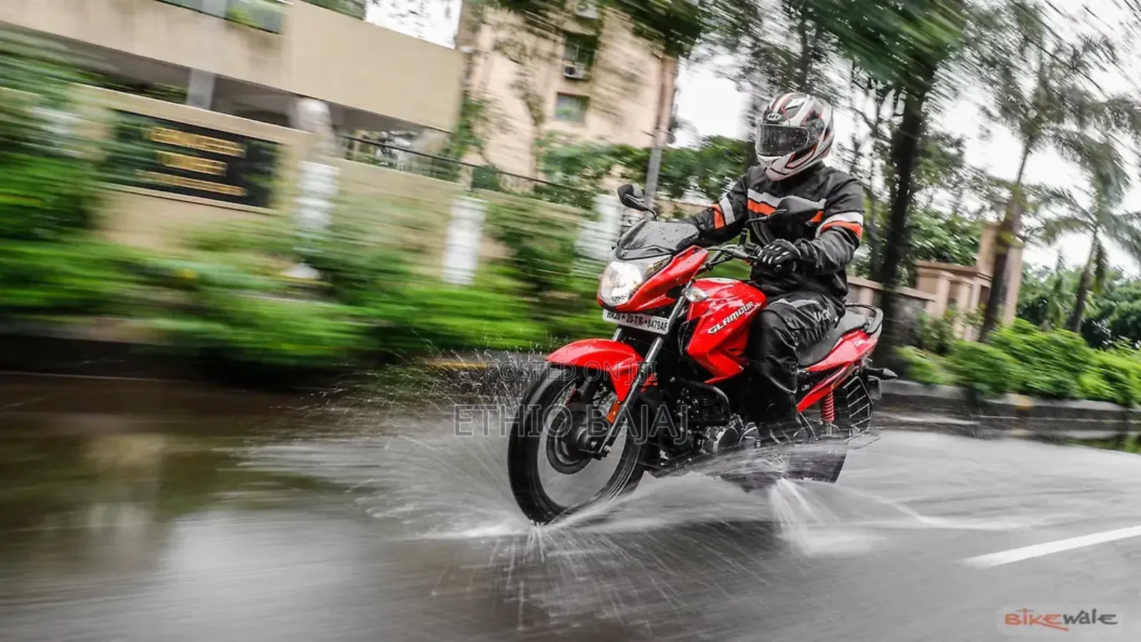 New Hero Glamour 2024 Red