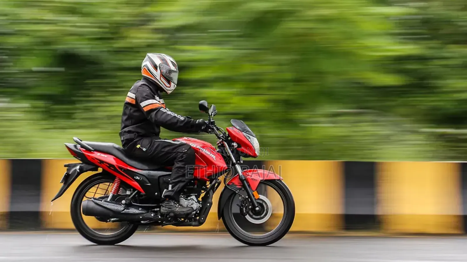 New Hero Glamour 2024 Red