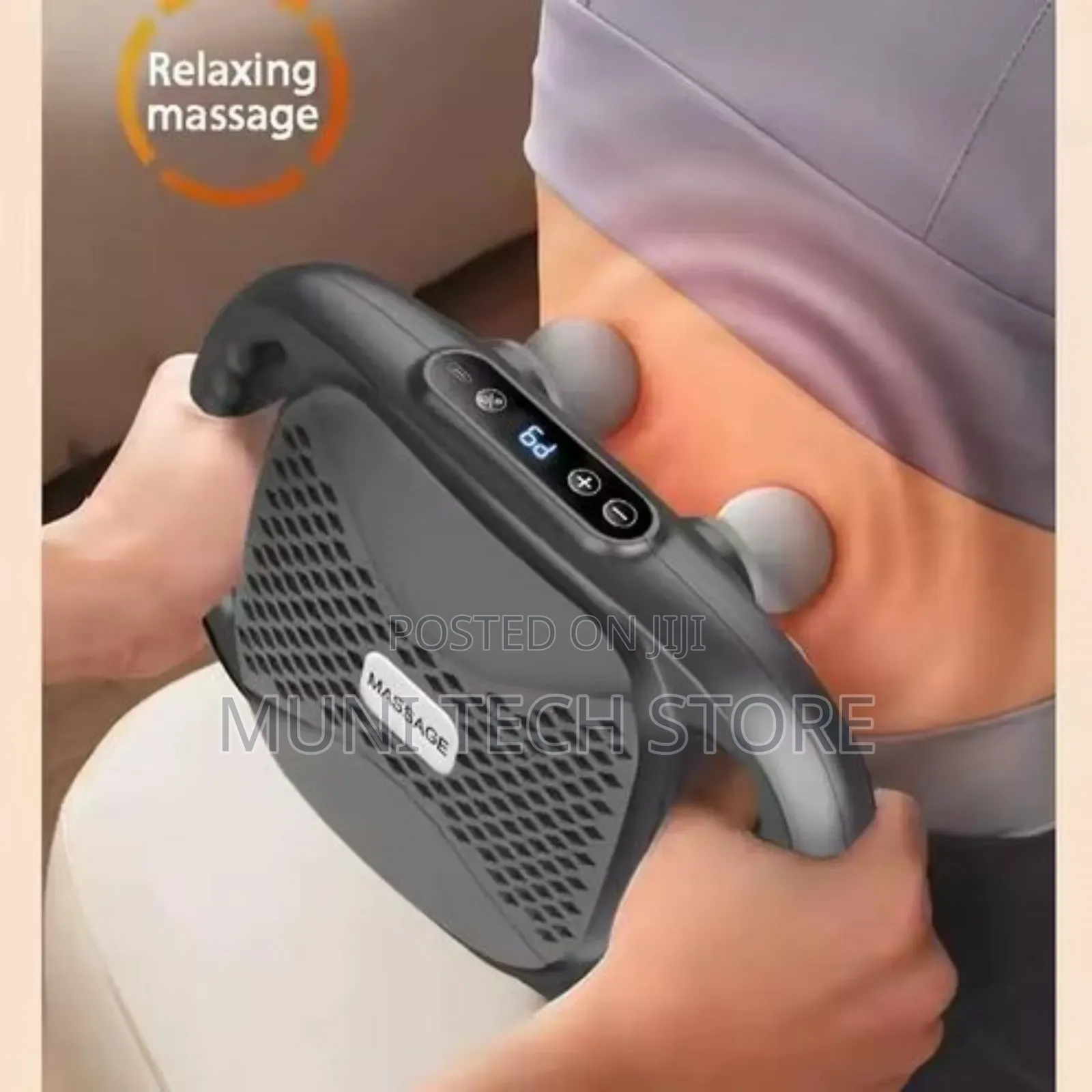 Massage Gun With 4 Heads and LCD Screen