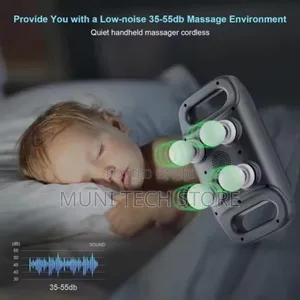 Massage Gun With 4 Heads and LCD Screen