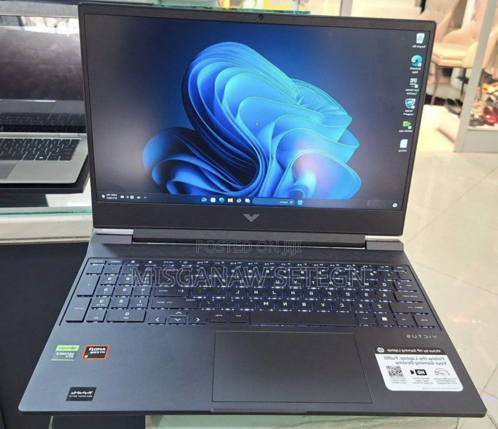 New Laptop HP Victus 15 16GB AMD Ryzen 5 SSD 512GB
