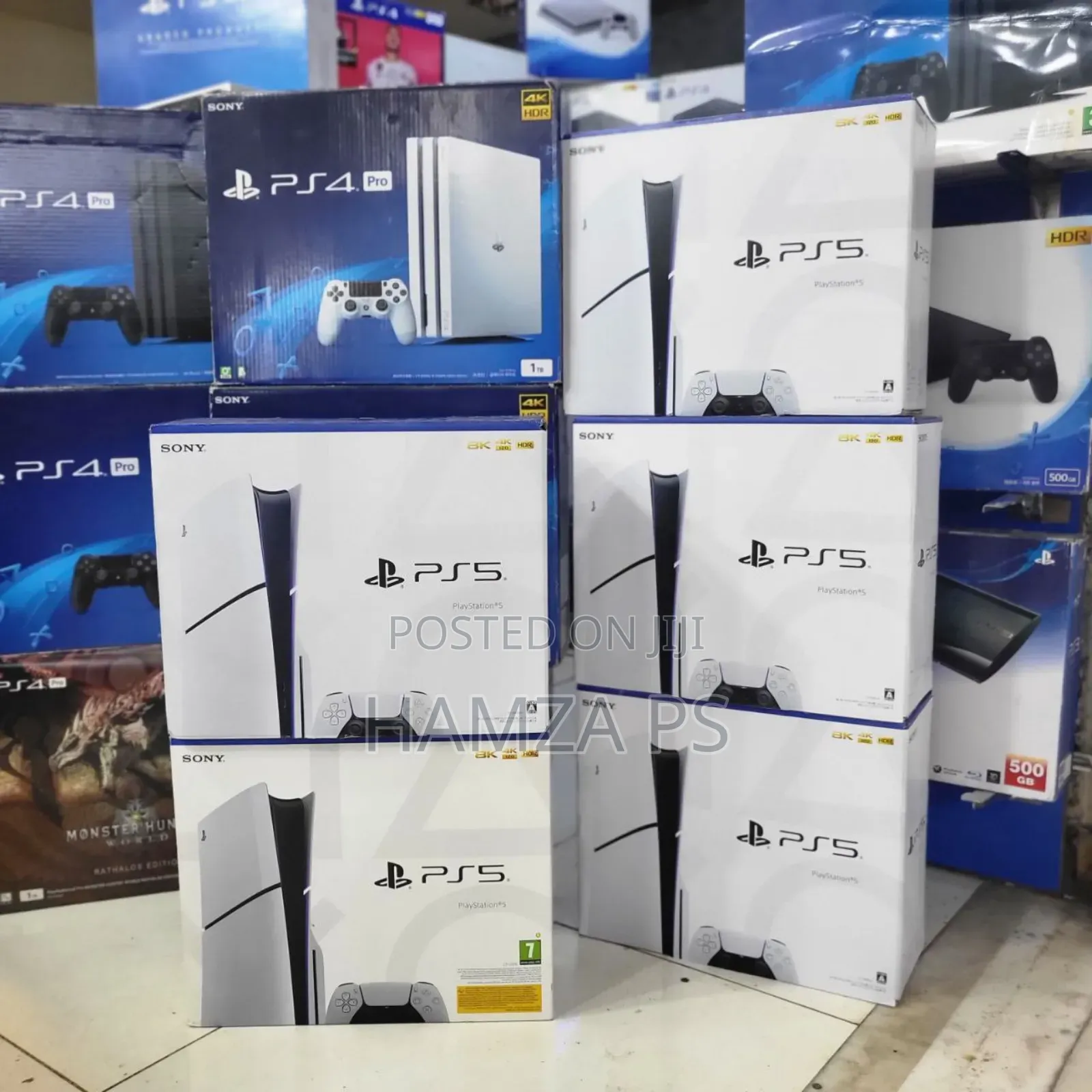 Ps5 Slim ለጌም ዞን የሚሆን Playstation 5