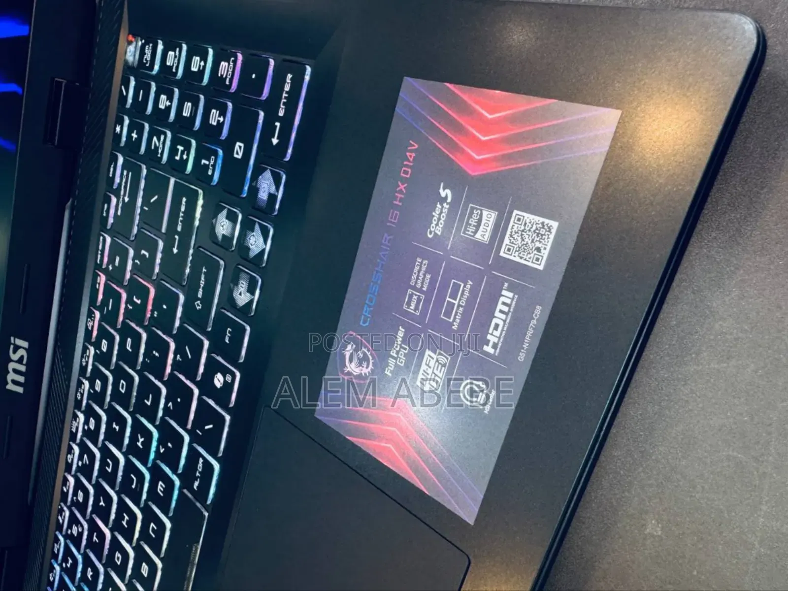 New Laptop MSI Crosshair 15 16GB Intel Core I7 SSD 1T