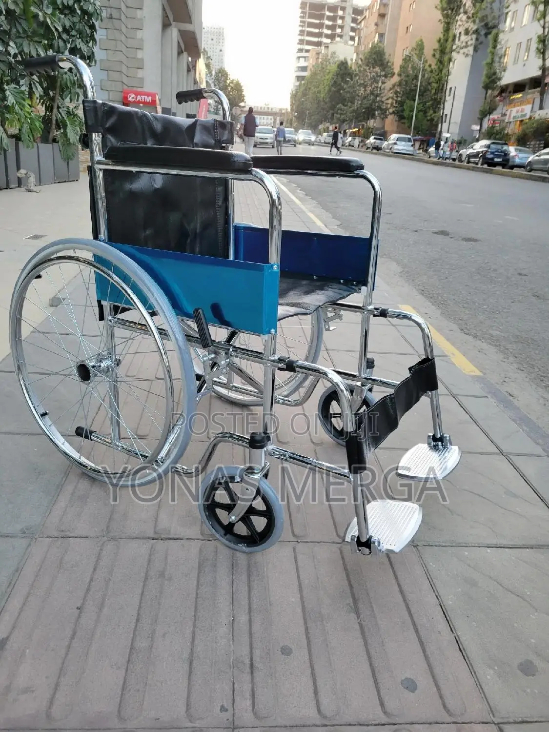 Folding Wheelchair雀腐for Elderly Handicap Patients Disabled沢郎wheelchair