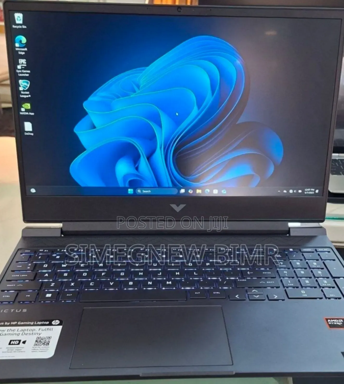 New Laptop HP Victus 15 16GB AMD Ryzen 5 SSD 512GB