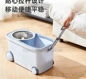 Spin Mop 360° With 4 Wheel