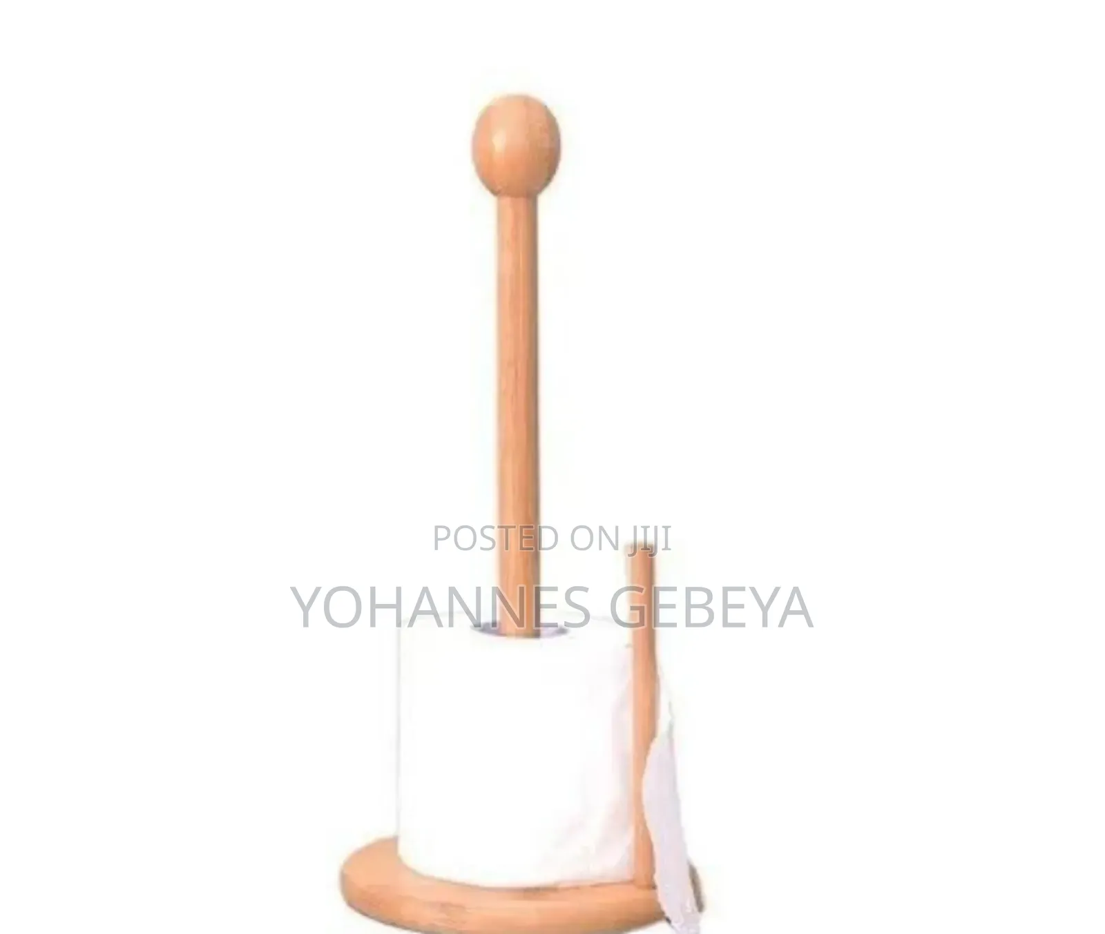 Bamboo Tewel and Tissue Stand
