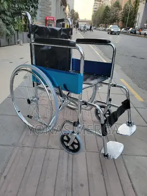 Wheelchair札巨premium Wheelchair With Aluminum Footrest Chrome Finish