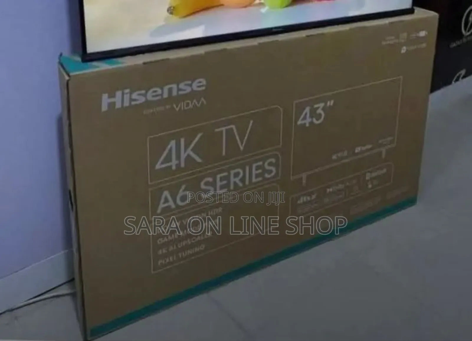 Hisence 43" Uhd A6series Tv [5year Warranty Free Delivery