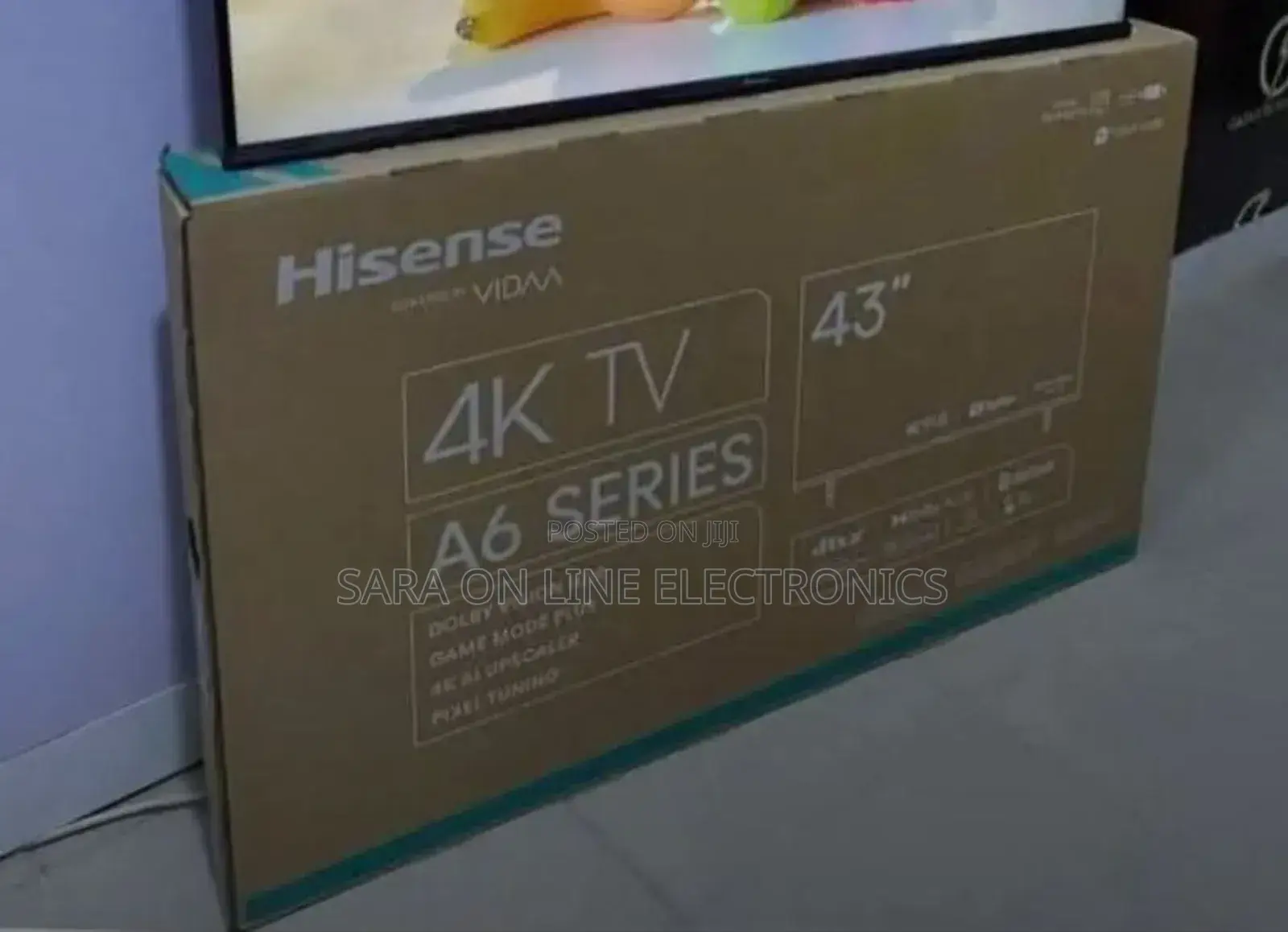 Hisence 43" Uhd A6series Tv [5year Warranty Free Delivery