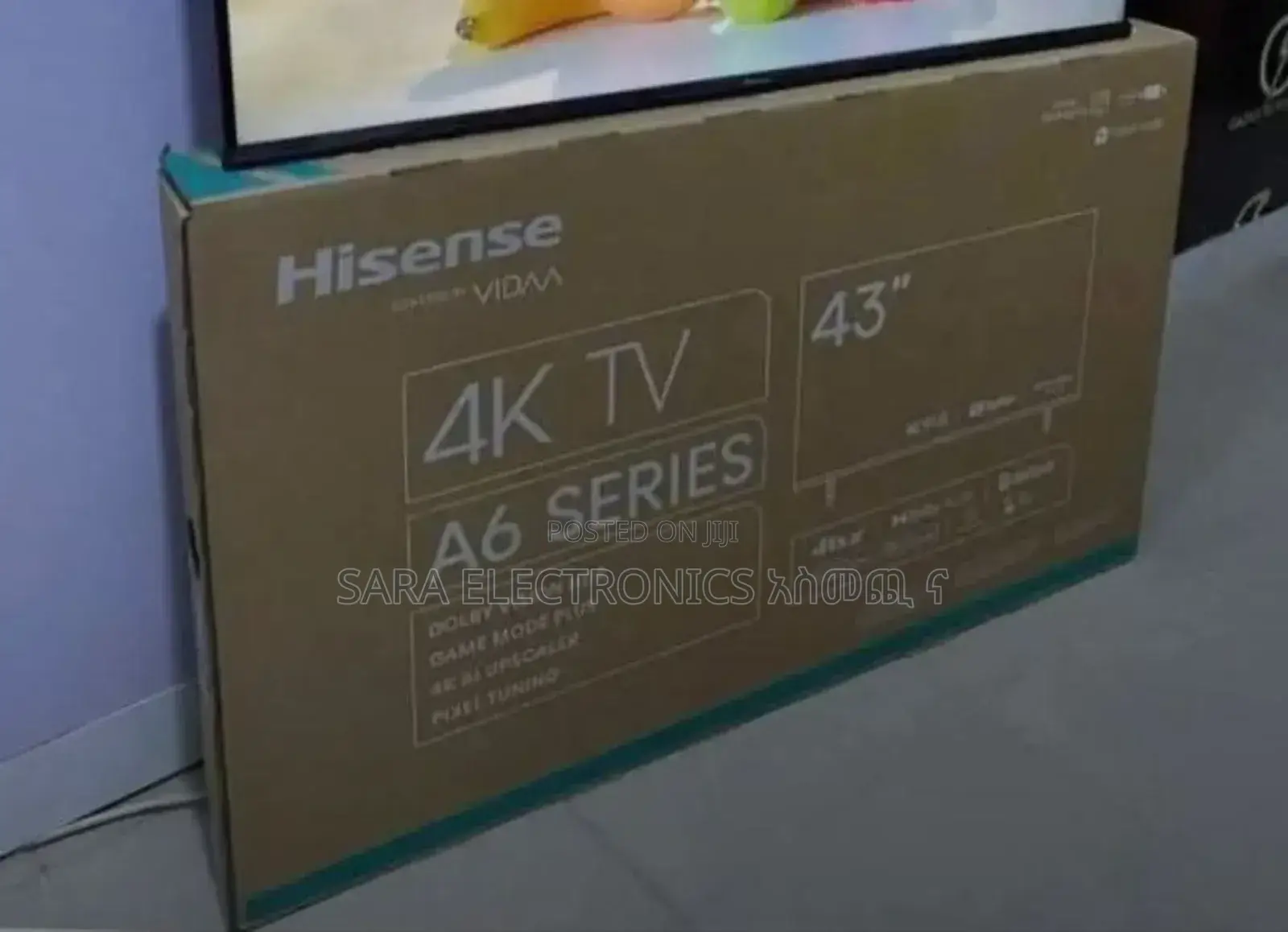 Hisence 43" Uhd A6series Tv [5year Warranty Free Delivery