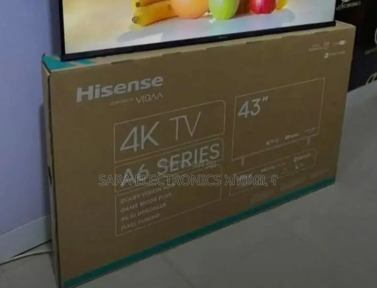 Hisence 43" Uhd A6series Tv [5year Warranty Free Delivery