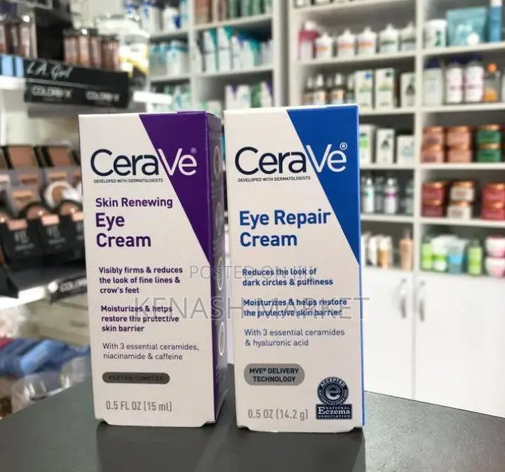 Skin Renewing Eye Cream and Eye Repair Cream.