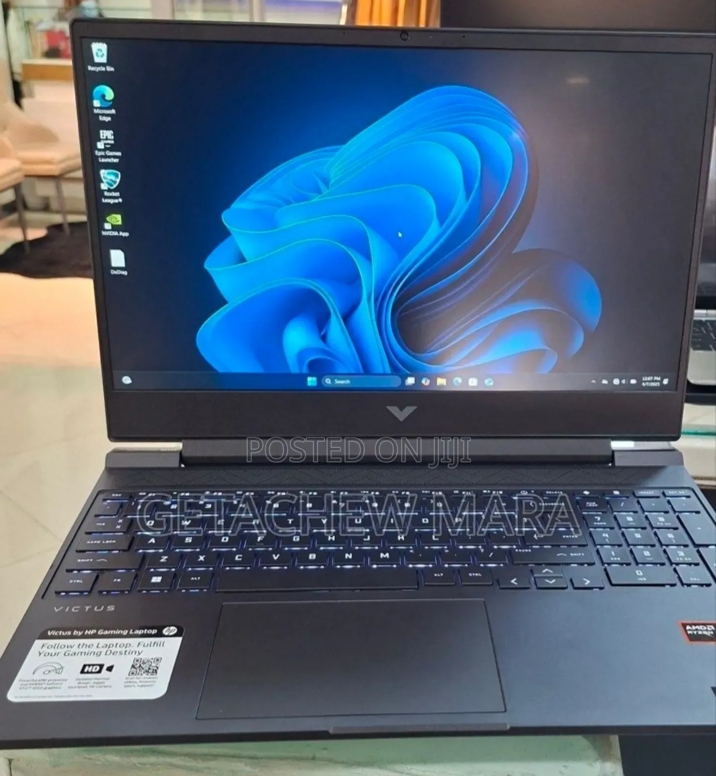 New Laptop HP Victus 15 16GB AMD Ryzen 5 SSD 512GB