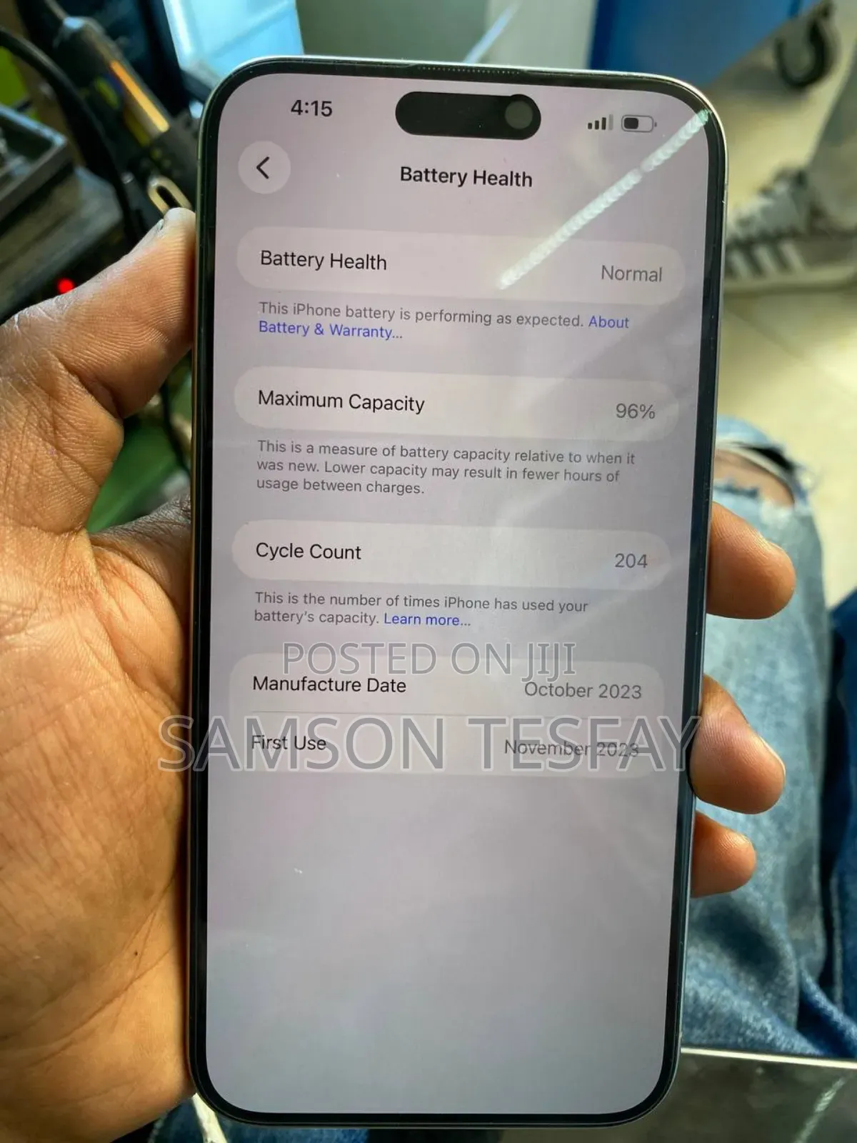 Apple iPhone 15 Pro Max 256 GB Silver