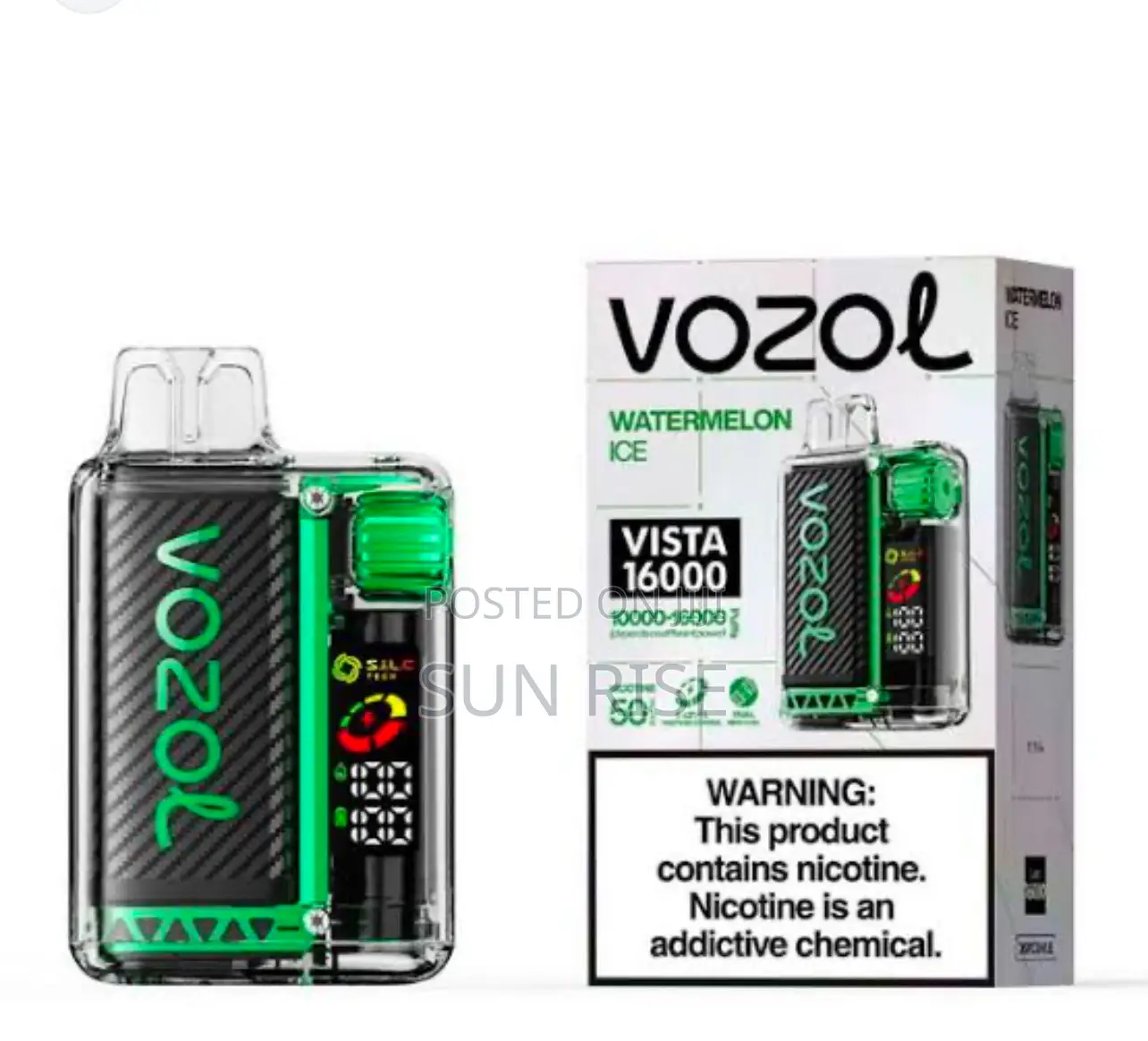 Vozol Vista 20000 Puff Vape Watermelon Ice