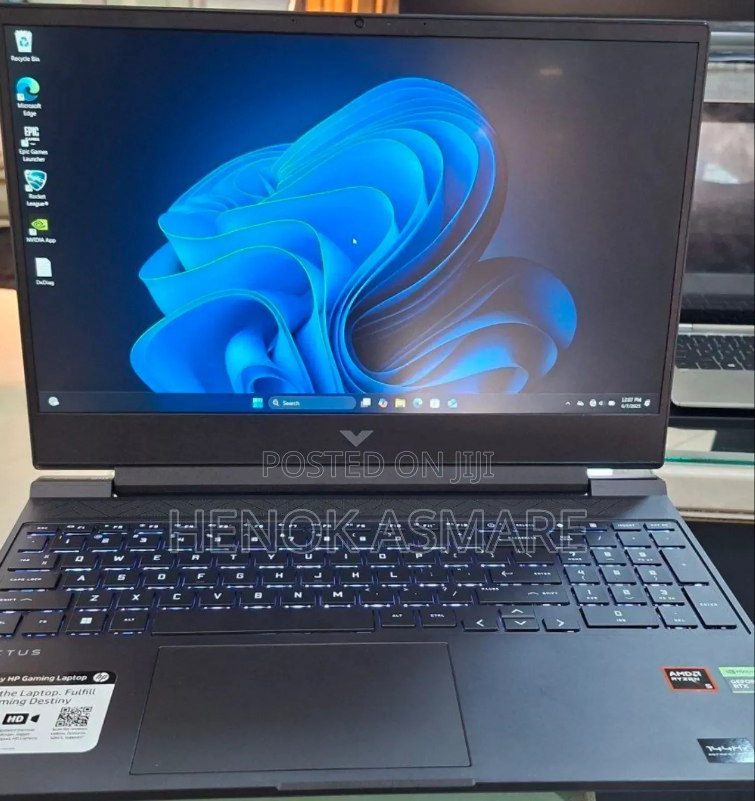New Laptop HP Victus 15 16GB AMD Ryzen 5 SSD 512GB