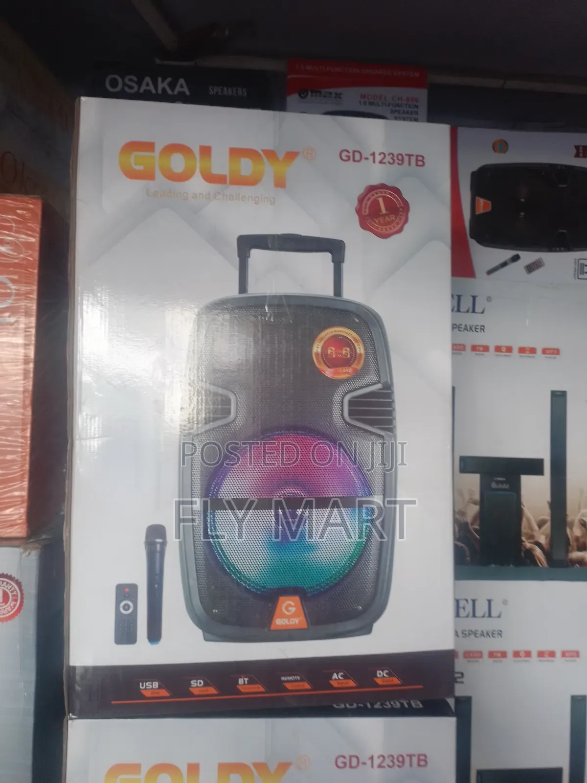 Gold Portable Sound 12 Inch