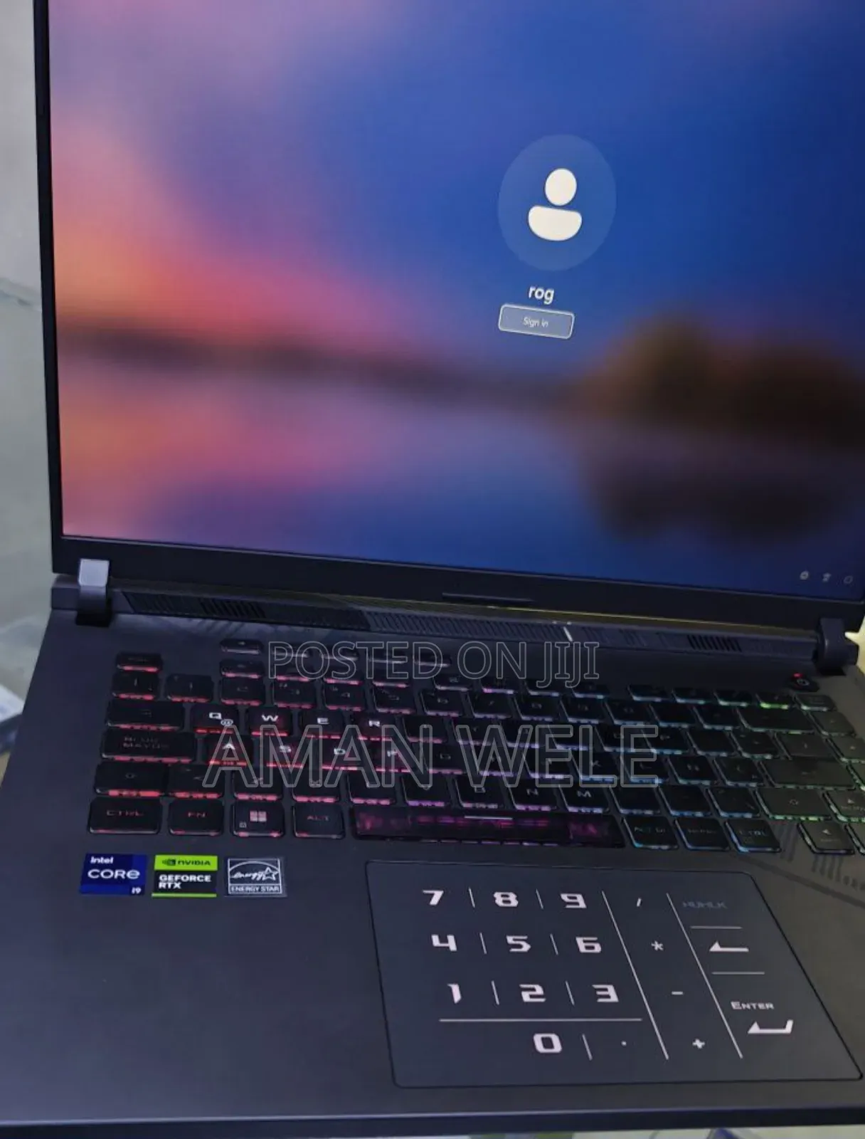 New Laptop Asus ROG Strix G16 G614 16GB Intel Core I9 SSD 1T