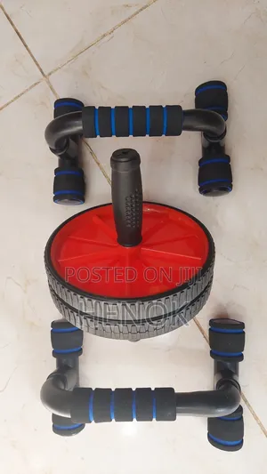 Push Up Stand and Abs Roller