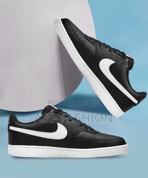 Nike Court Vision Low Black Shoe