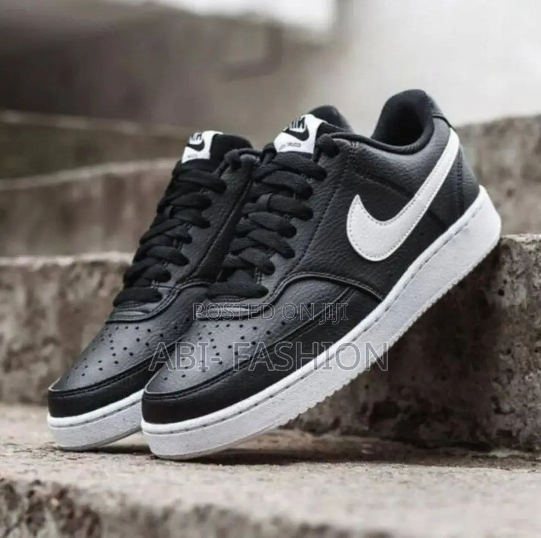 Nike Court Vision Low Black Shoe
