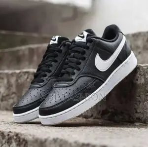 Photo - Nike Court Vision Low Black Shoe