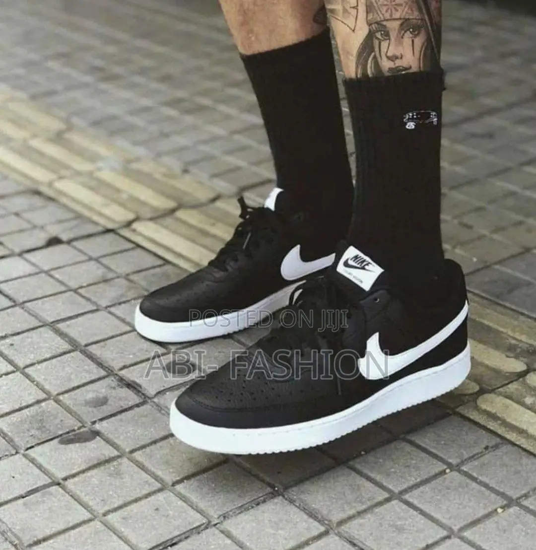 Nike Court Vision Low Black Shoe