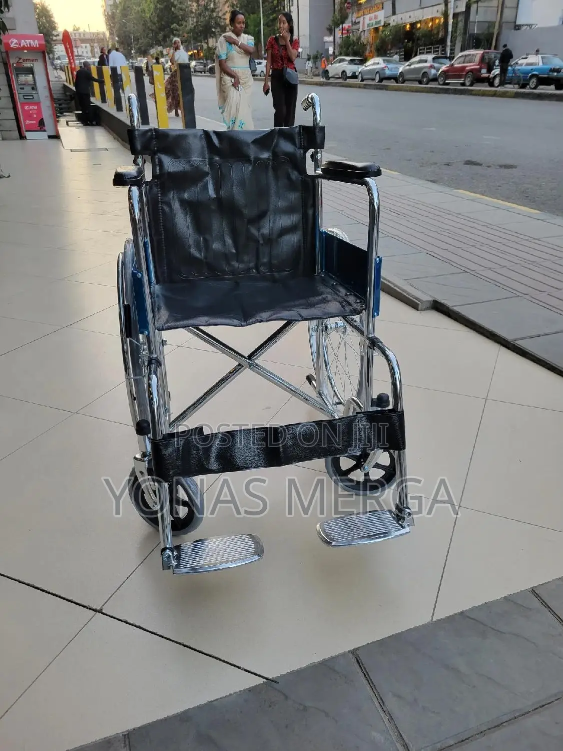 Orginal ዊልቼር//Wheelchair凅命aluminum Wheelchair With Carry Capacity150kg