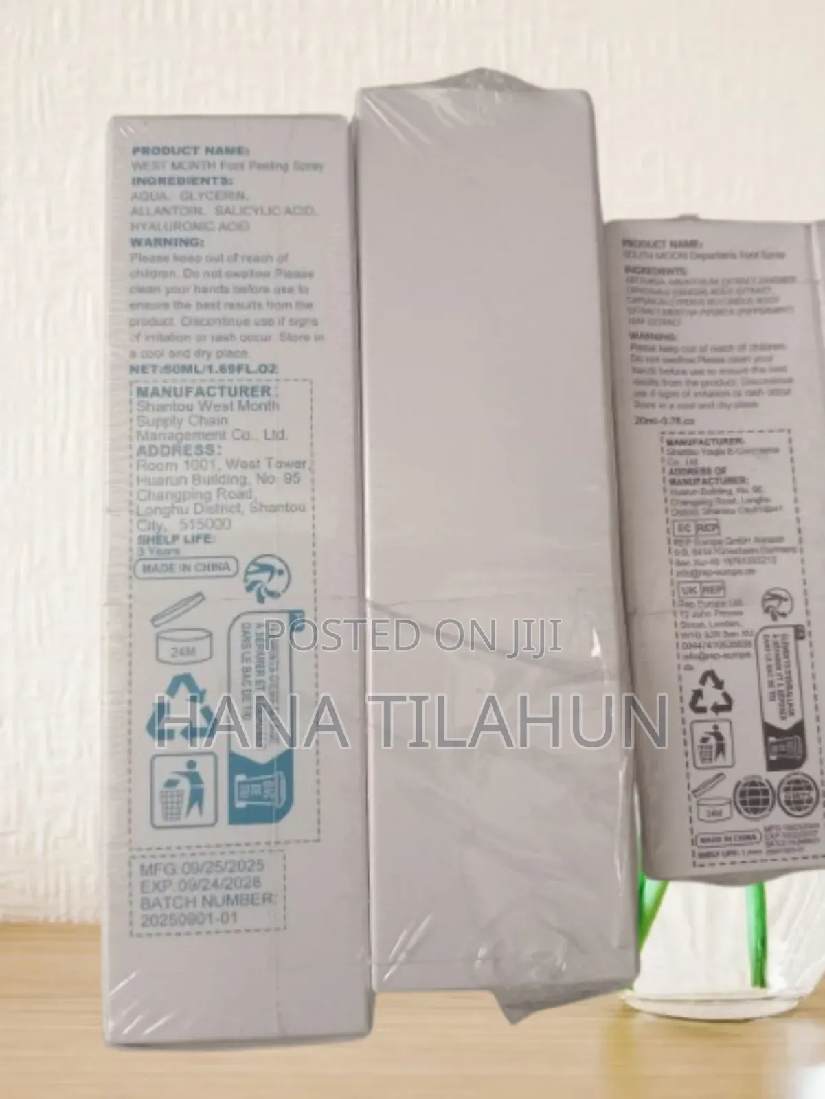 West Month Foot Peeling Spray