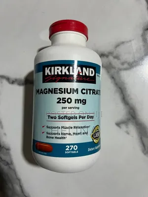 Kirkland Magnesium Citrate 250 Mg 270 Softgels Original From Usa